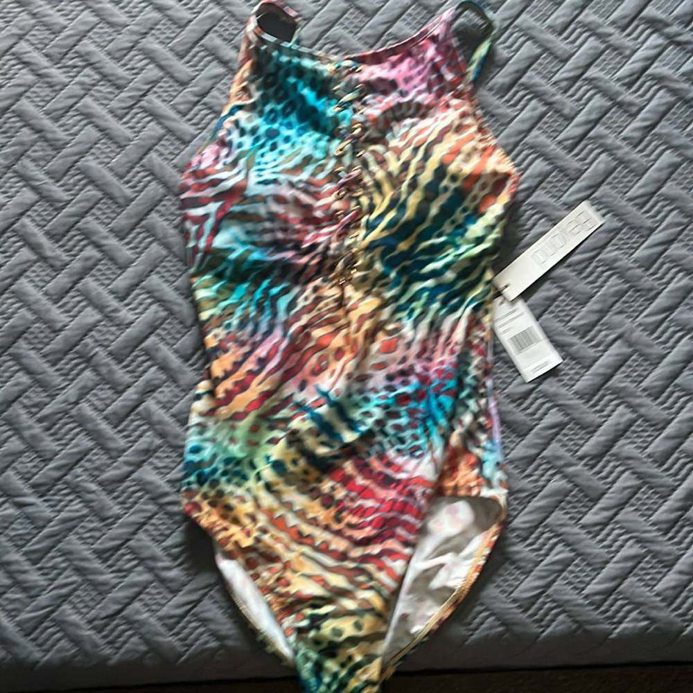 Zebra print bathing suit new